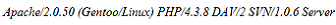 Apache signature of new server at Linode.com