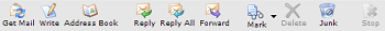 Screenshot of Thunderbird Qute theme icons