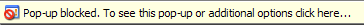 Screenshot of XP SP2 blocked popup UI in IE